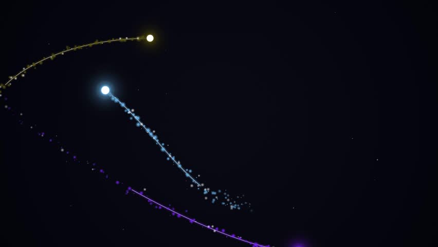 Vibrant fireworks light up the dark sky