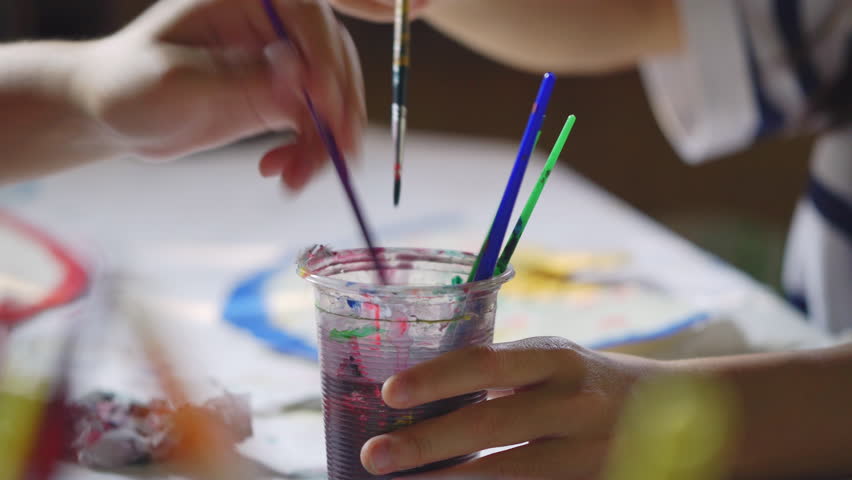 Close up of children