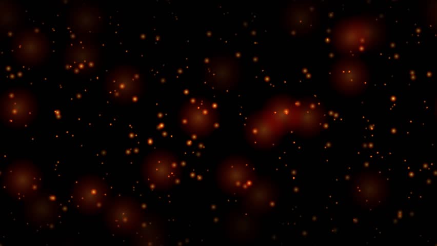 Cinematic Realistic Fire Particle Overlay Animation on Black Background 1080p Seamless Loop