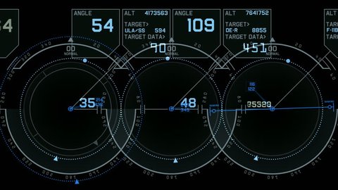 tech computer software panel,Radar GPS navigation screen display.