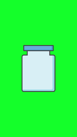 Ramadan Jar Animated Illustration Icon