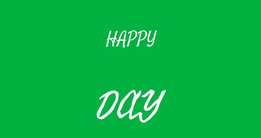 Digital animation of happy play day text banner with start icons against transparent background. play day awareness concept
