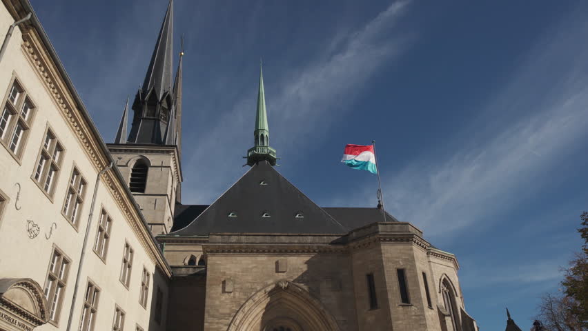 Notre-Dame Cathedral, Luxembourg is the Roman Catholic Cathedral. Grand Duchy of Luxembourg. It was originally a Jesuit church, and its cornerstone was laid in 1613. 