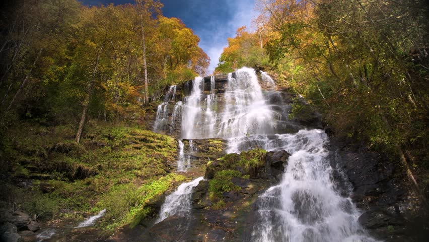 Amicalola Falls, Georgia, USA in autumn season.