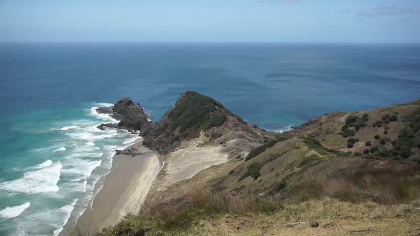 Beautiful landscape around Cape Reinga, New Zealand.