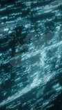 Vertical video: Glitching data bars forming padlock shield over world map, showing security. Holographic, neon, cyber, digital, encryption, network, vertical video - Powered by Shutterstock - Get 15% off with code: PIKWIZARD15