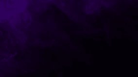 Gentle indigo violet purple fog and smoke clouds on black background, seamless loop - Powered by Shutterstock - Get 15% off with code: PIKWIZARD15