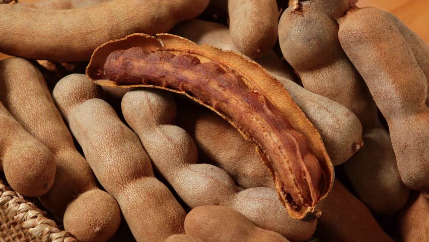 Close-up of ripe sweet tamarind