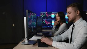 Stock market broker pointing at live trading screen - Powered by Shutterstock - Get 15% off with code: PIKWIZARD15