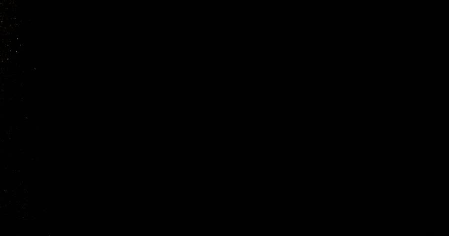 Super Slow Motion of Flying Dirt Soil in the Air. Filmed on High Speed Cinema Camera , 1000fps. Isolated on Black Background.