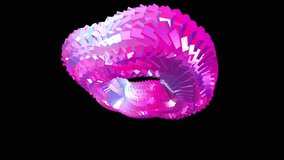 Seamless 4K procedural VJ loop of brutalist iridescent glass cubes forming a massive rotating torus. Perfect for Resolume, stage design, VIP events, projection mapping, and tech backgrounds. - Powered by Shutterstock - Get 15% off with code: PIKWIZARD15