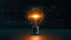 Light bulb with coding data representing innovation concept - Powered by Shutterstock - Get 15% off with code: PIKWIZARD15
