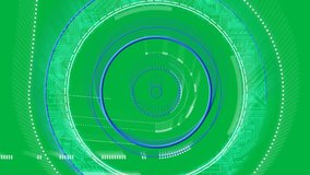 Animation of multiple blue and pale blue circles spinning and loading with data processing on white background - Powered by Shutterstock - Get 15% off with code: PIKWIZARD15