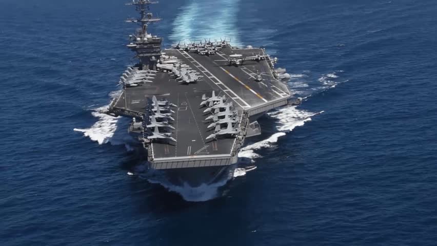 PACIFIC OCEAN (April 30, 2017) The aircraft carrier USS Theodore Roosevelt (CVN 71) transits the Pacific Ocean while conducting a tailored ship