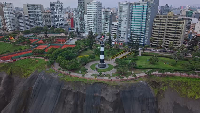 Drone view of Lima