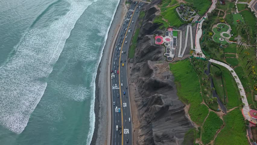 Aerial view of Lima
