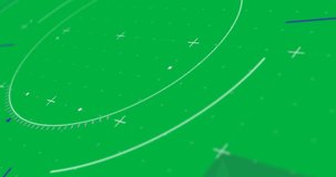 Digital animation of digital scope scanning against multiple plus signs and white particles on black background. digital abstract technology background. - Powered by Shutterstock - Get 15% off with code: PIKWIZARD15