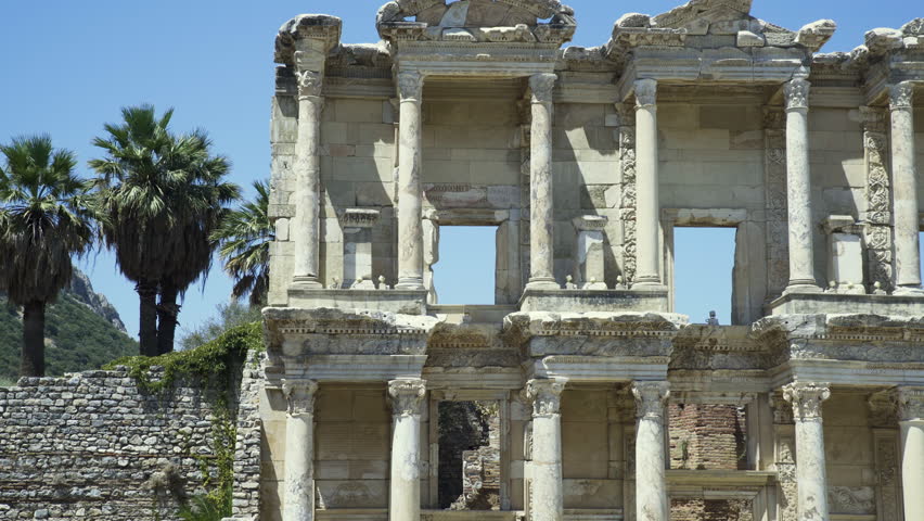 Library of Celsus at ancient Greek city of Ephesus in Izmir, Turkey