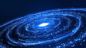 Luminous spiral of particles streaking light a futuristic cosmic tunnel space background. for sci-fi scenes, tech presentations, intro animations, virtual environments, digital storytelling visuals - Powered by Shutterstock - Get 15% off with code: PIKWIZARD15