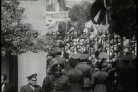 1950s - Newsreel report on student protests in Lebanon