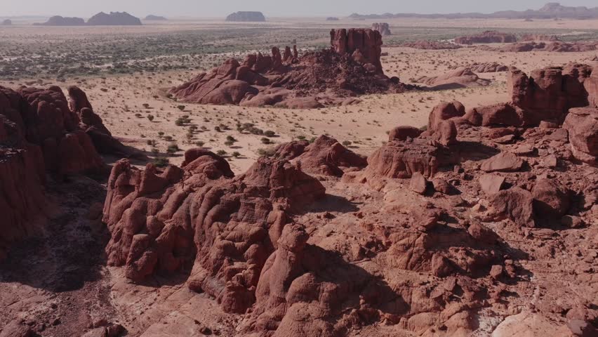 Mountains in the Sahara Desert at Sunset, Aerial Drone View
Big Rocky Mountain