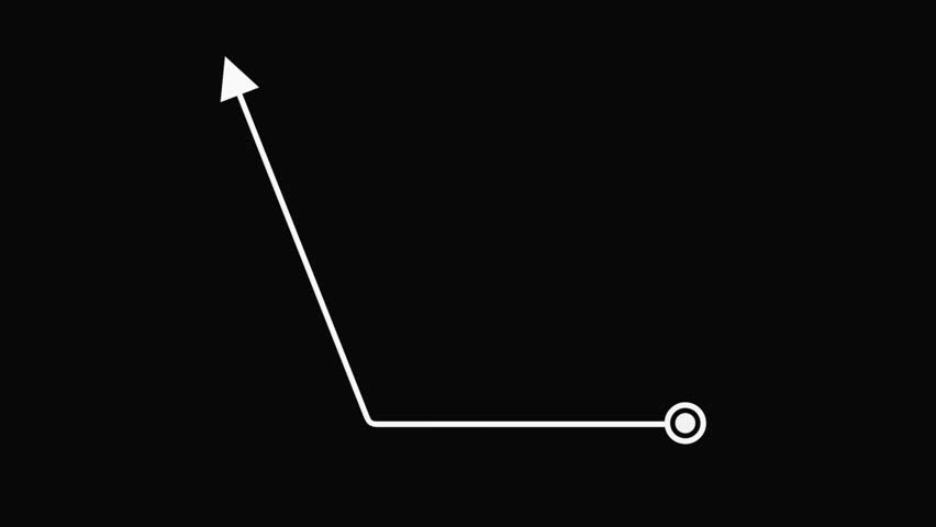 Angular Callout Line With Top Left Arrow