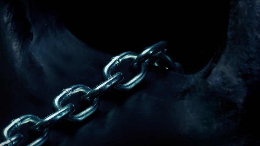 Anchor Chain Is Released Or Pulled Up On Ship
