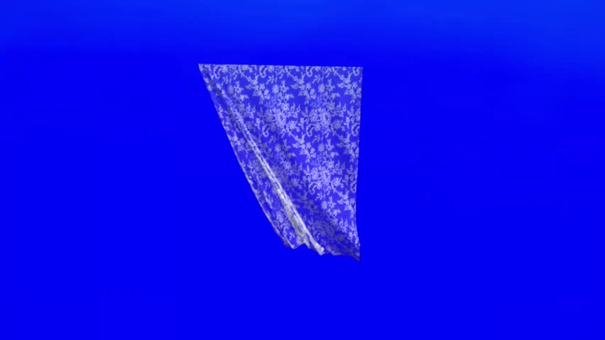 Abstract geometric light triangle animation isolated on blue gradient background