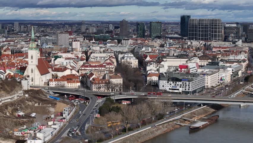 Aerial view of St. Martin