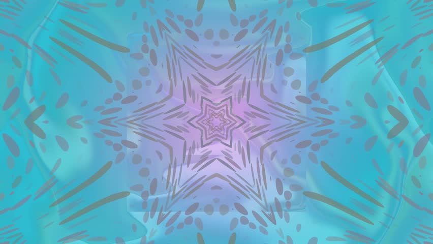 Abstract Colorful Pattern with Symmetrical Shapes and Vibrant Hues