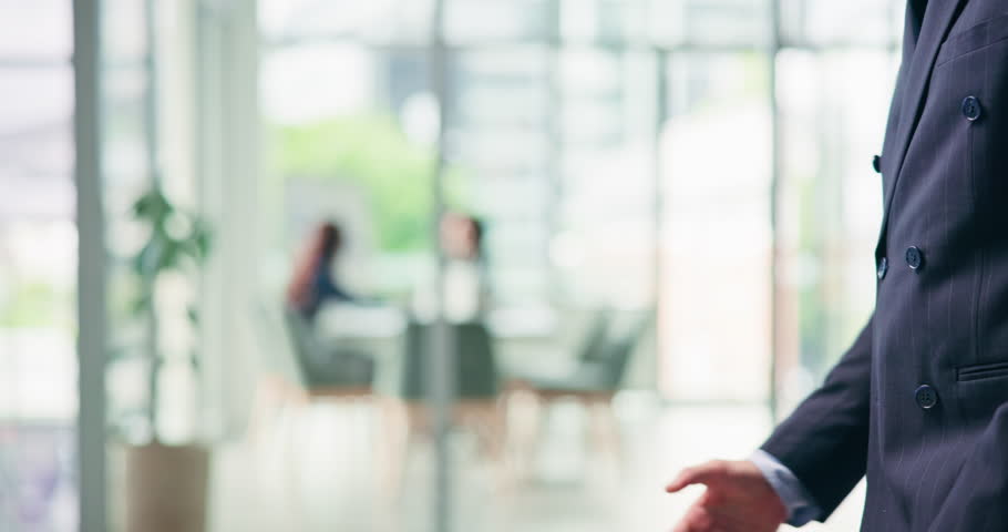 Business, greeting or hands in firm with handshake, collaboration or meeting for b2b deal. Networking, men or employees in office with introduction, agreement or opportunity for partnership.