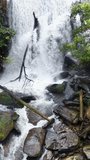 Aerial footage of the majestic Sirithan Waterfall in Chiang Mai, Thailand. Experience the lush, cascading beauty from above. - Powered by Shutterstock - Get 15% off with code: PIKWIZARD15
