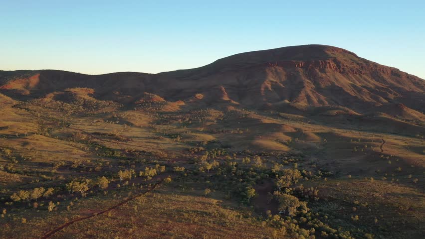 Mount Nameless (Jarndunmunha), Tom Price, Western Australia Aerial Drone 4K