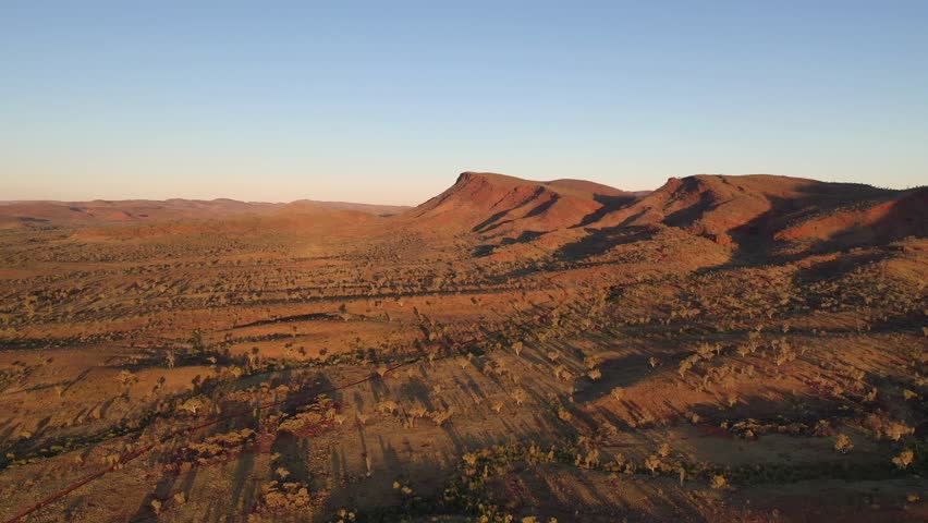 Mount Nameless (Jarndunmunha), Tom Price, Western Australia Aerial Drone 4K