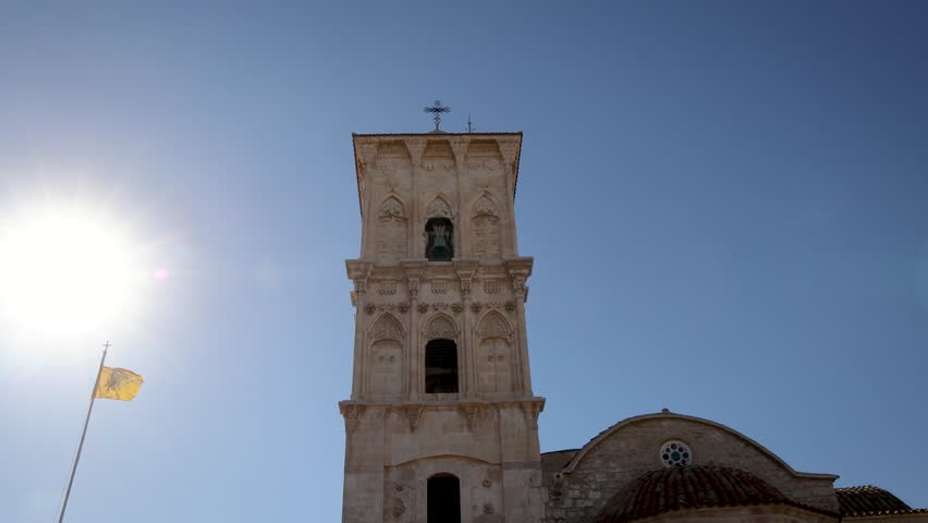 Church of Saint Lazarus on Saint Lazarus Square in Old Town of Larnaca, Cyprus