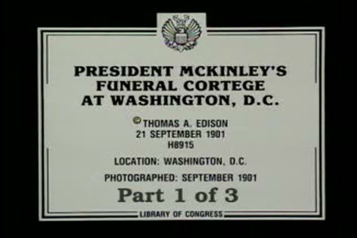 1900s - President McKinley