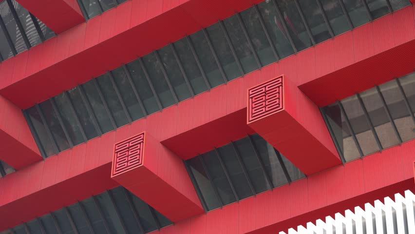 Exterior Design of China Pavilion in Downtown Shanghai from the 2010 Expo