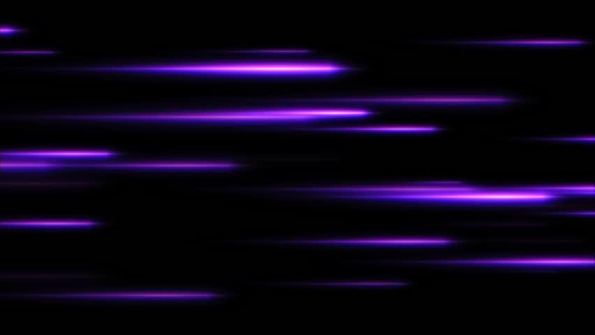 Dynamic Neon Light Trails and Energy Wave Sliding Fast 4K Transparent Alpha Channel