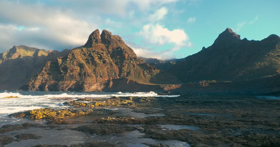 Anaga Natural Park on the island of Tenerife, Canary Islands, Spain