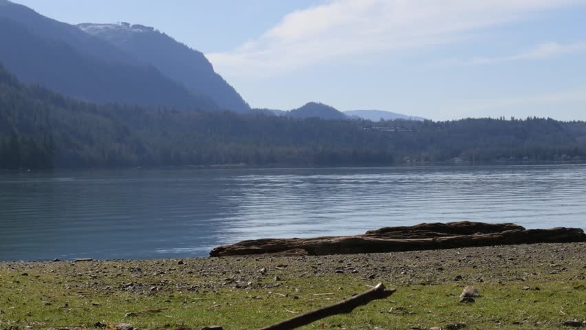 Cultus Lake Provincial Park during a winter season in Fraser Valley, British Columbia, Canada