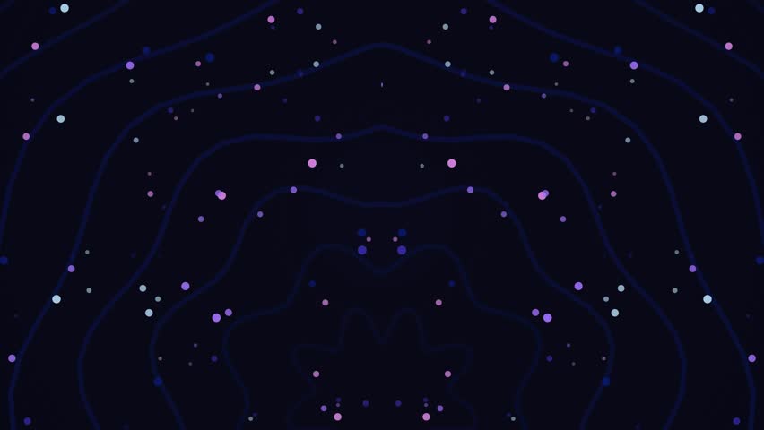 A dark blue night sky filled with stars