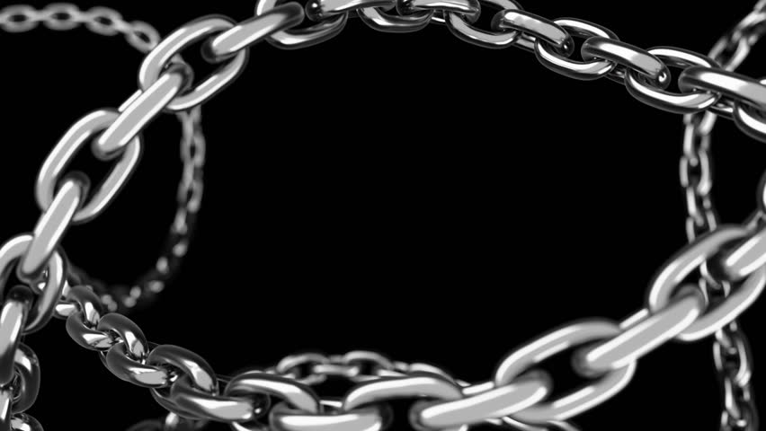 Seamless Endless Steel Chain Transparent