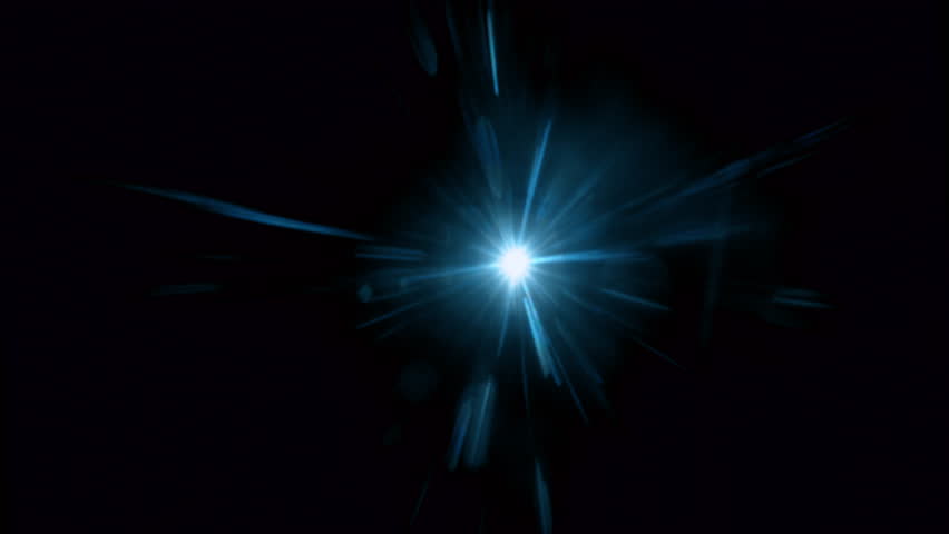 Real Lens Flare Reflections for Overlay or Transition Isolated on Black Background