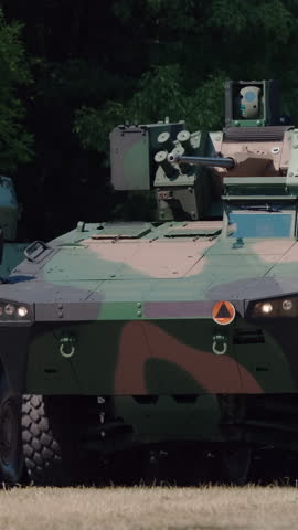 Polish army parade on National Armed Forces Day in Warsaw. Poland.