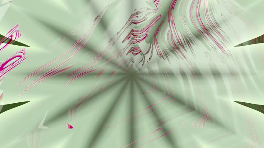 Detailed view of green plant with red markings