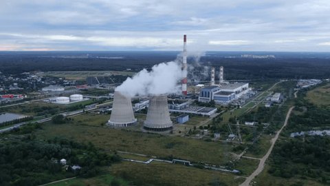 Aerial Orbit Power Station Mytishchi
