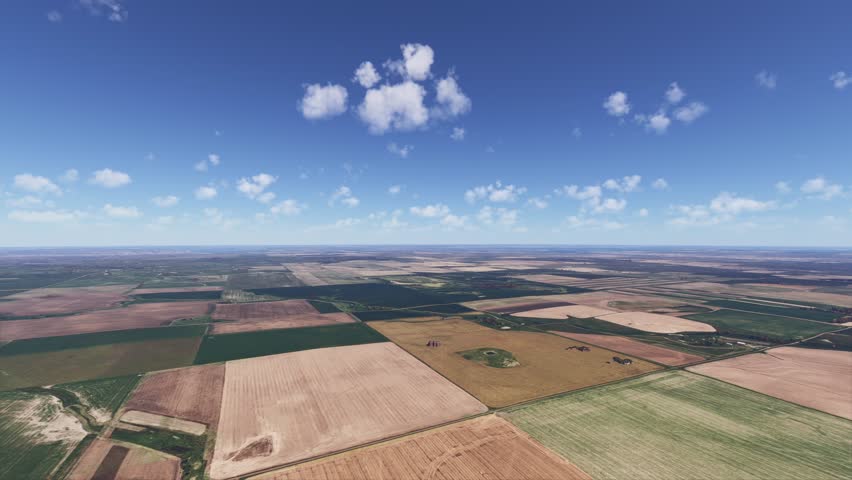 3D - Drone aerial shot Black Hills in Northwest Lyman in South Dakota. United States
