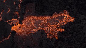 Aerial view of Lava Field, Iceland. - Powered by Shutterstock - Get 15% off with code: PIKWIZARD15