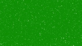 Snow animation falling over a green screen for chroma key compositing and video editing. - Powered by Shutterstock - Get 15% off with code: PIKWIZARD15
