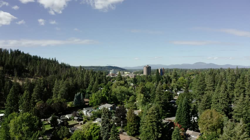 Drone shot of Idaho